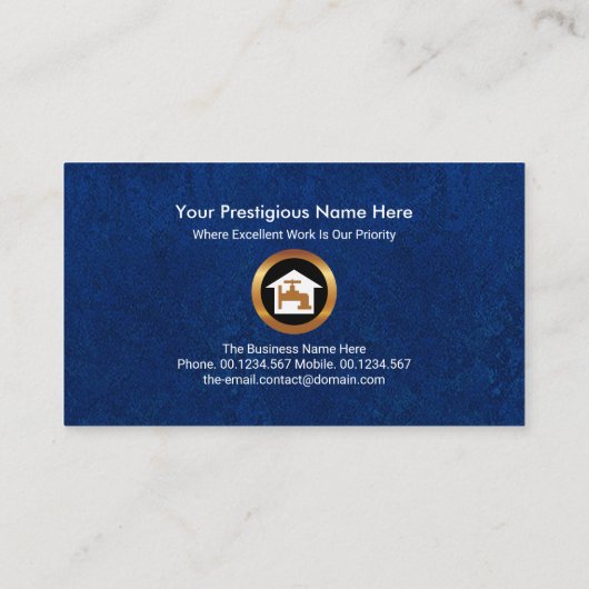 銀フェイク管蛇口青水グランジ栓 名刺 (裏面)