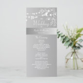 銀フェイク結婚式 プログラム (スタンド正面)