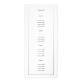 銀フェイク縁どオン白 | ラックモダンカード ラックカード (裏面)