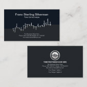 銀フェイク証券取引所先物取引 名刺 (正面/裏面)