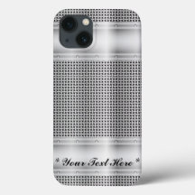 銀フェイク金模様iPhone Xケース