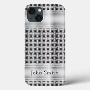 銀フェイク金模様iPhone Xケース iPhone 13ケース