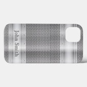 銀フェイク金模様iPhone Xケース Case-Mate iPhoneケース (裏面 (横))