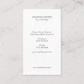 銀フェイク金箔蓮花 名刺 (裏面)