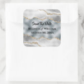 銀フェイク銀金ゴールド白瑪瑙救水色 スクエアシール (バッグ)