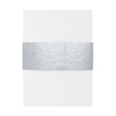 銀フェイク黒紋章ヴィンテージモノグラエレガントム 招待状ベリーバンド (裏面例)