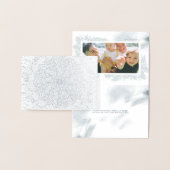 銀フォイル空白の&クラフトのクリスマスグリーティングカード 箔カード (ディスプレー)