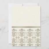 銀フォーマルダマスク大開幕式 招待状 (裏面)