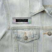 銀フレエレガントーム、グリッターホログラフィグラデーションック 名札 (インサイチュ)