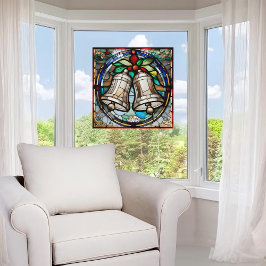 銀ベルフェイクステンドグラス ウィンドウサイン