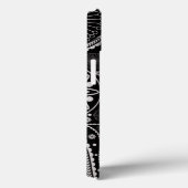 銀ペイズリー Case-Mate iPhoneケース (裏面 / 右)