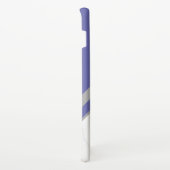 銀ペエレガントリモノグラム幾何大理石 iPhone 16ケース (右側)