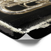 銀ミュージカル楽器 ポスター (角)