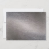 銀メタリック世界の結婚地図 案内状 (裏面)