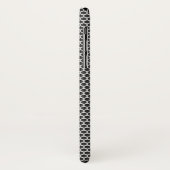 銀メタルスクリーンパターン Case-Mate iPhoneケース (裏面/左)