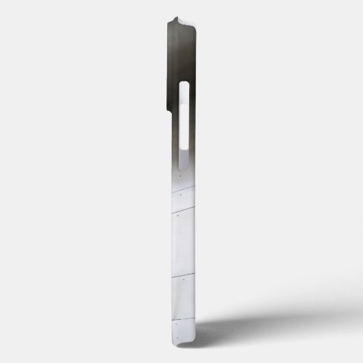 銀メタル波 Case-Mate iPhoneケース (裏面 / 左)