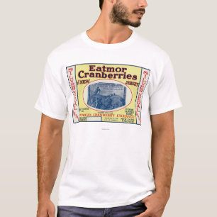 銀メダルのEatmorのクランベリーのブランド・ラベル Tシャツ