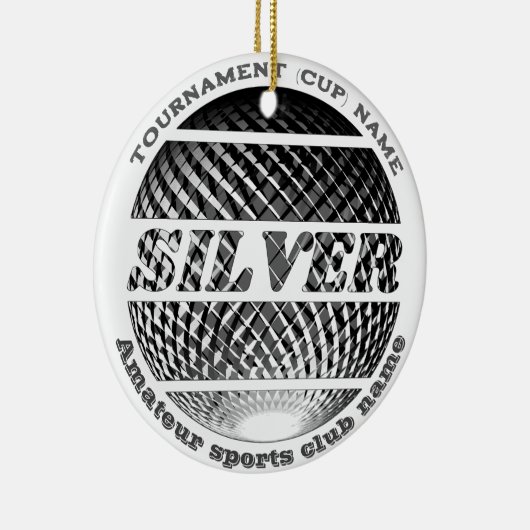 銀メダル2位決定者 セラミックオーナメント (右)