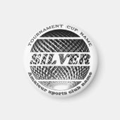 銀メダル2位決定者 マグネット (正面)