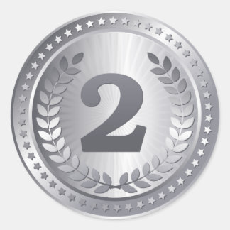 銀メダル2位決定者 ラウンドシール