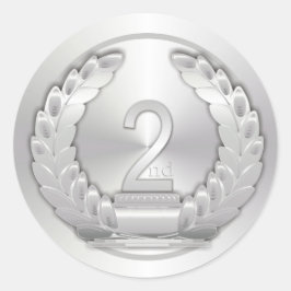 銀メダル ラウンドシール