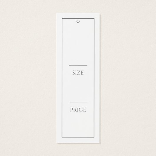 銀モダンエレガントと白のつるラベル (裏面)