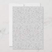 銀モダンエレガント星塵確認 招待状 (裏面)