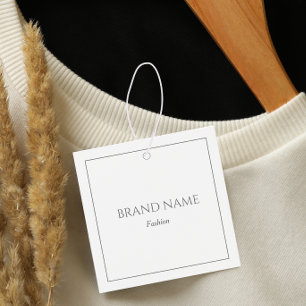 銀モダンエレガント白ラベル