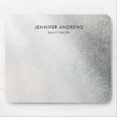 銀モダングリッターサロン マウスパッド (正面)