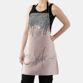 銀モダングリッタードリプスバラ金ゴールドモノグラム エプロン (インサイチュ)