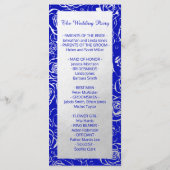 銀モダンフローラオンブ王室のルー プログラム (裏面)