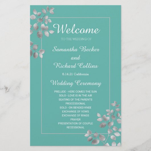 銀モダンフローラ (正面)