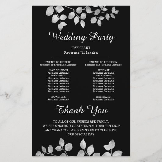 銀モダンフローラ (裏面)