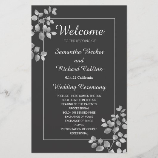 銀モダンフローラ (正面)