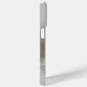 銀モダンメタリック1枚お名前 Case-Mate iPhoneケース (裏面 / 右)