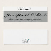 銀モダン杯フラワードリンクチケット (正面&裏面)