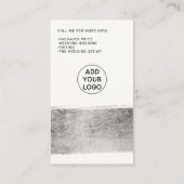 銀モダン筆写 名刺 (裏面)