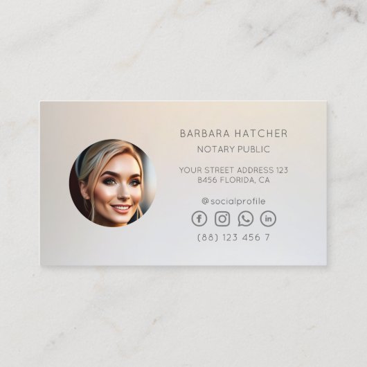 銀モダン証公証署名者 名刺 (裏面)