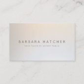 銀モダン証公証署名者 名刺 (正面)