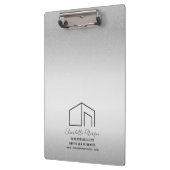 銀モダン金カスタム実在剤 クリップボード (左)