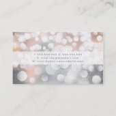 銀モダン《写真》ぼけ味美容師アポイントメントカード 予約カード (裏面)