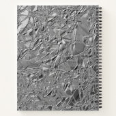 銀モノグラムの金業務手帳 ノートブック (裏面)