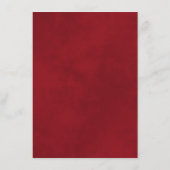 銀レースのよう赤書白結婚詳細 エンクロージャーカード (裏面)