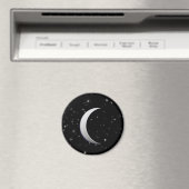 銀三日月 – 星空の背景 マグネット (インサイチュ (食洗機))