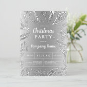 銀企業の金金属クリスマスパーティー 招待状 (スタンド正面)