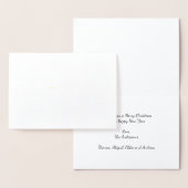 銀信じ金ゴールドクリスマスホリデーフォイルカード 箔カード (ディスプレー)