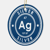 銀元素ブルーセラミックオーナメント セラミックオーナメント (左)