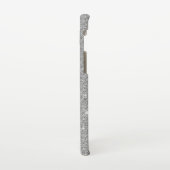 銀光沢のある星愛好家鮮やかな輝ガーリーき SAMSUNG GALAXYケース (左側)