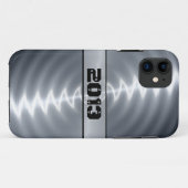 銀光沢ステンレス鋼メタル11 Case-Mate iPhoneケース (裏面(横))