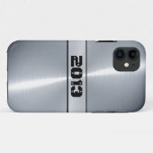 銀光沢ステンレス鋼10 Case-Mate iPhoneケース (裏面(横))